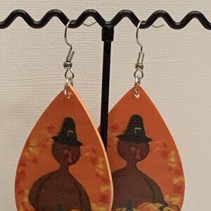 Turkey Earring, Fall Earring, Holiday Earring, Thanksgiving Earring, Gift Idea